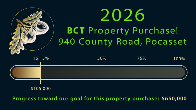BCT New Property Purchase 2026 BCT 940 County Road, Pocasset, Purchase 2026