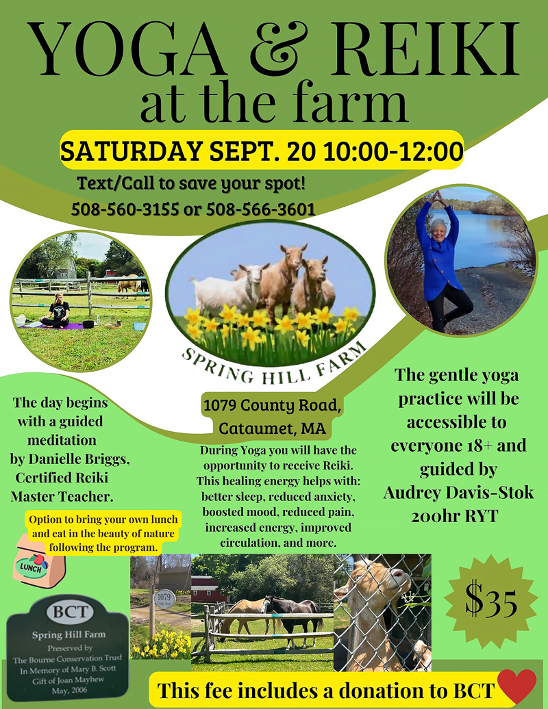 YOGA & REIKI at the farm! YOGA & REIKI at the farm!